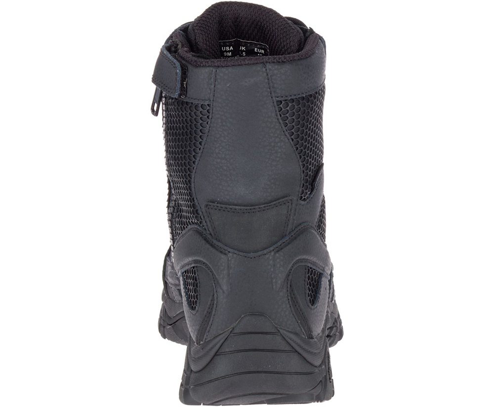 Merrell Boots Black - Moab 2 8\" Tactical Waterproof - Womens 74FHNVMEK